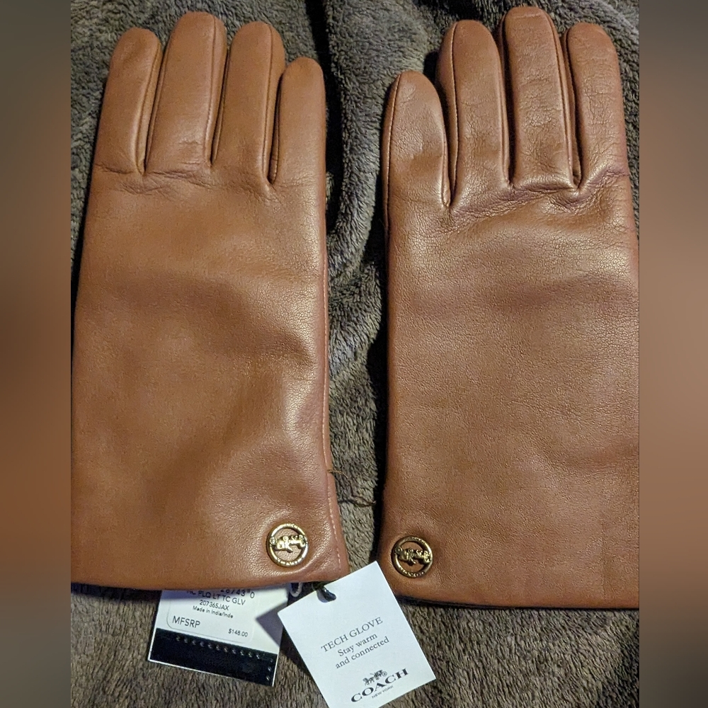 Coach tech gloves